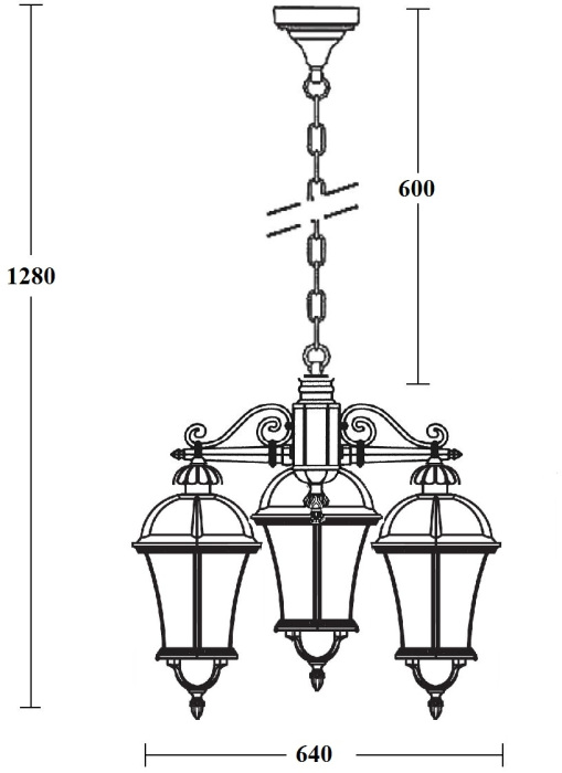 95270L/3 W Oasis Light