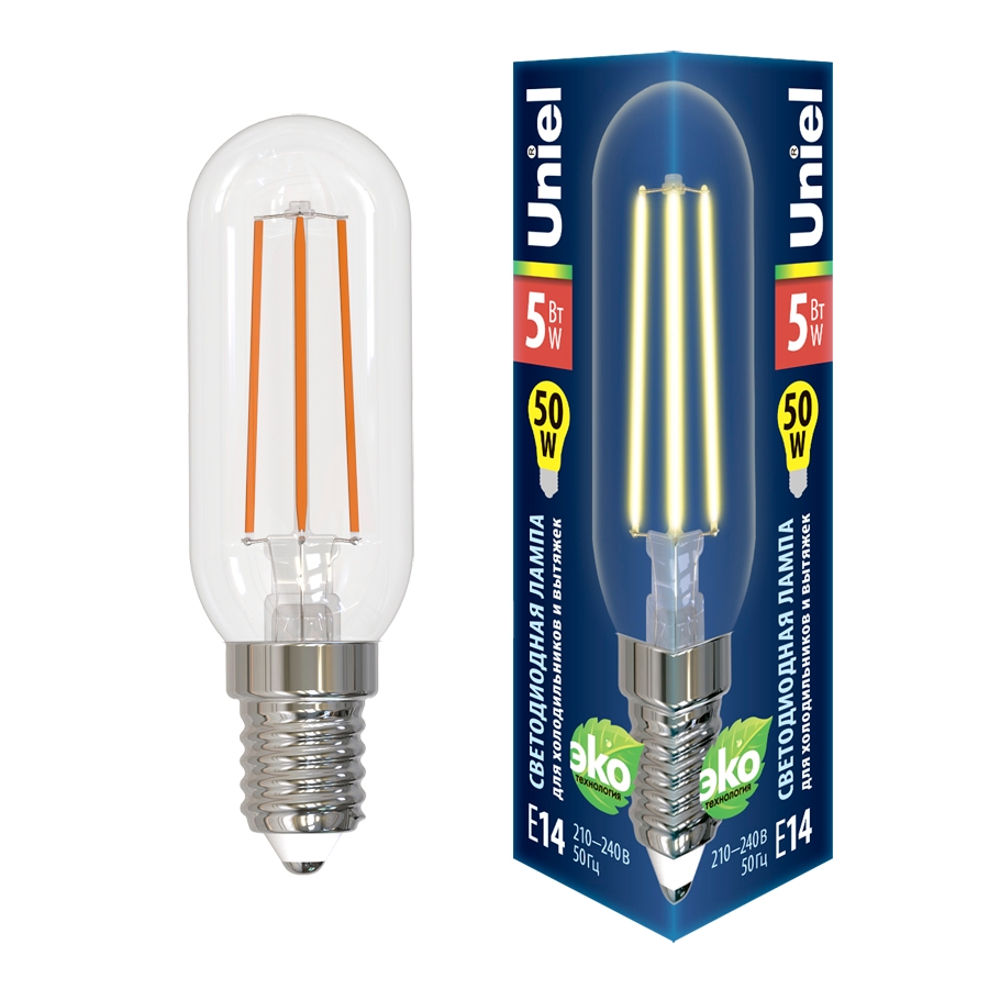 LED-Y25-5W/3000K/E14/CL GLZ04TR Uniel