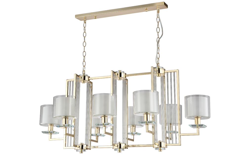 NICOLAS SP8 L1000 GOLD/WHITE Crystal Lux