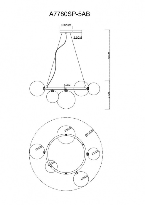 A7780SP-5AB Arte Lamp
