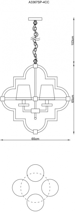 A3367SP-4CC Arte Lamp