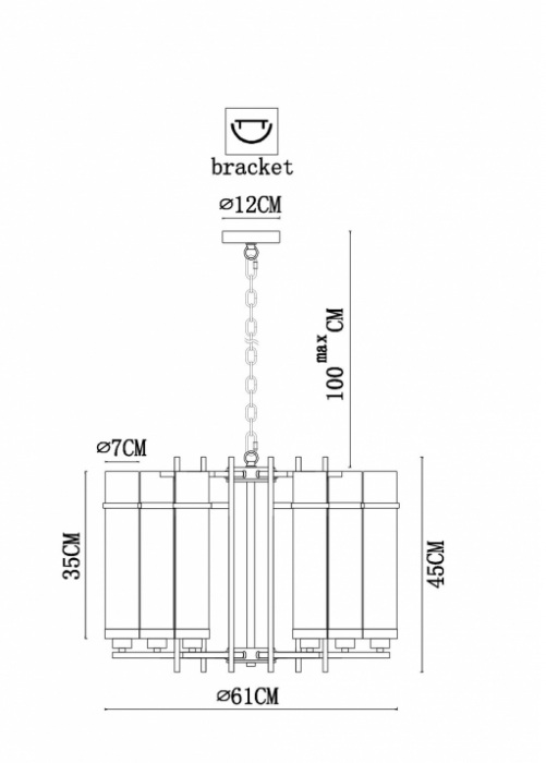 A1688LM-6AB Arte Lamp
