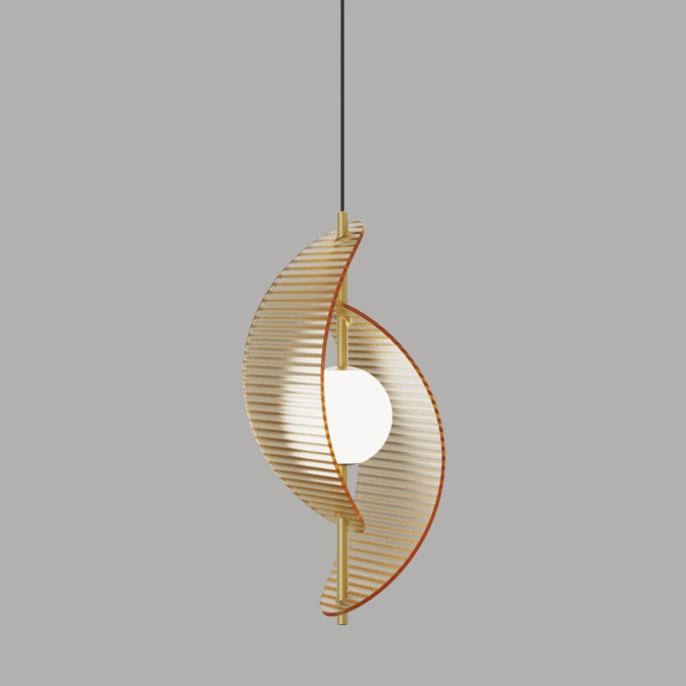 MD24030035-1A brass/amber Delight Collection