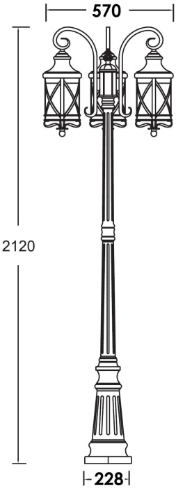 84809B/18 Bl Oasis Light