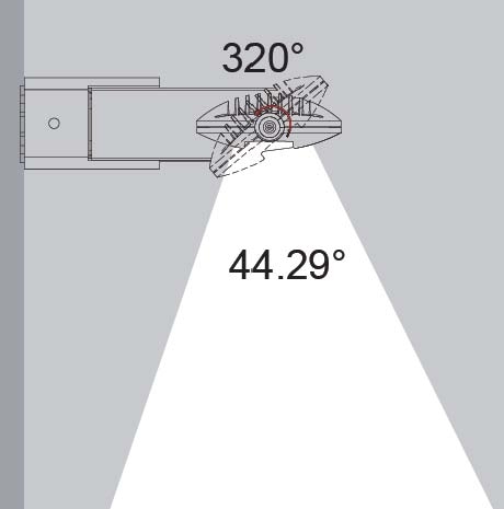 W6144S-1-4000K Gr Oasis Light