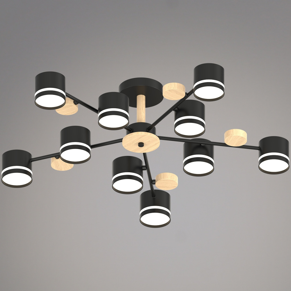 68730-0.3-10 GX53 BK+WOOD Reluce
