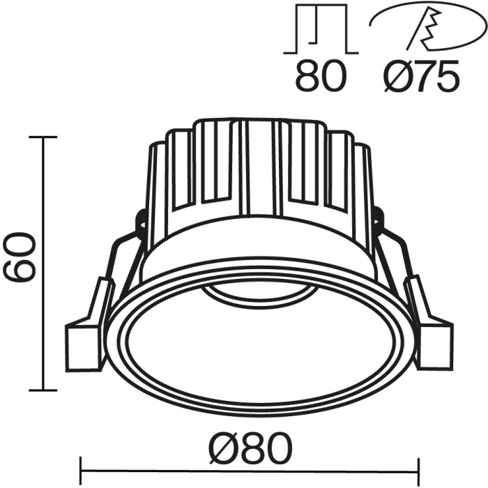 DL058-12W3K-W Maytoni
