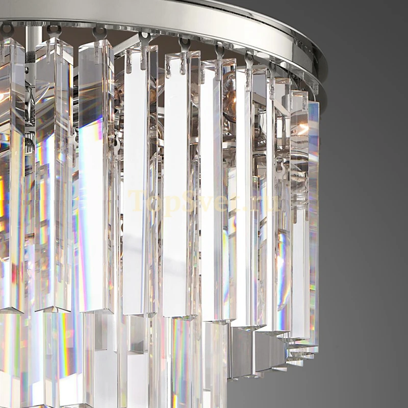 KR0387P-6 chrome/clear Delight Collection