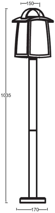 2736-1000 Bl Oasis Light