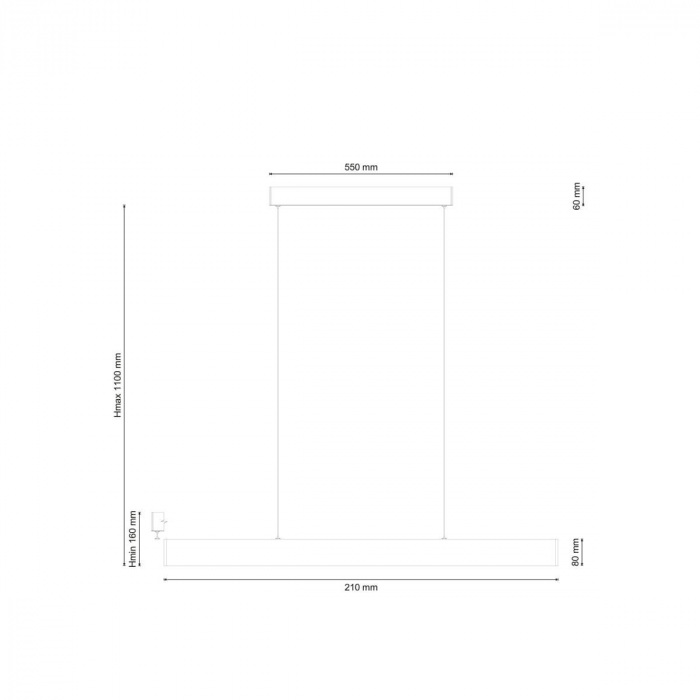 AERO 206.30 bianco LED Lucia Tucci
