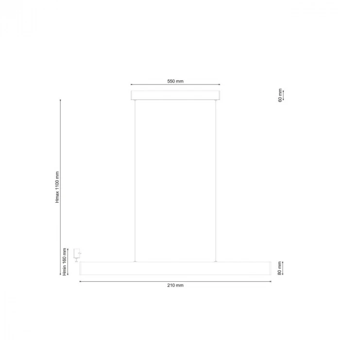 AERO 206.30 bianco LED Lucia Tucci