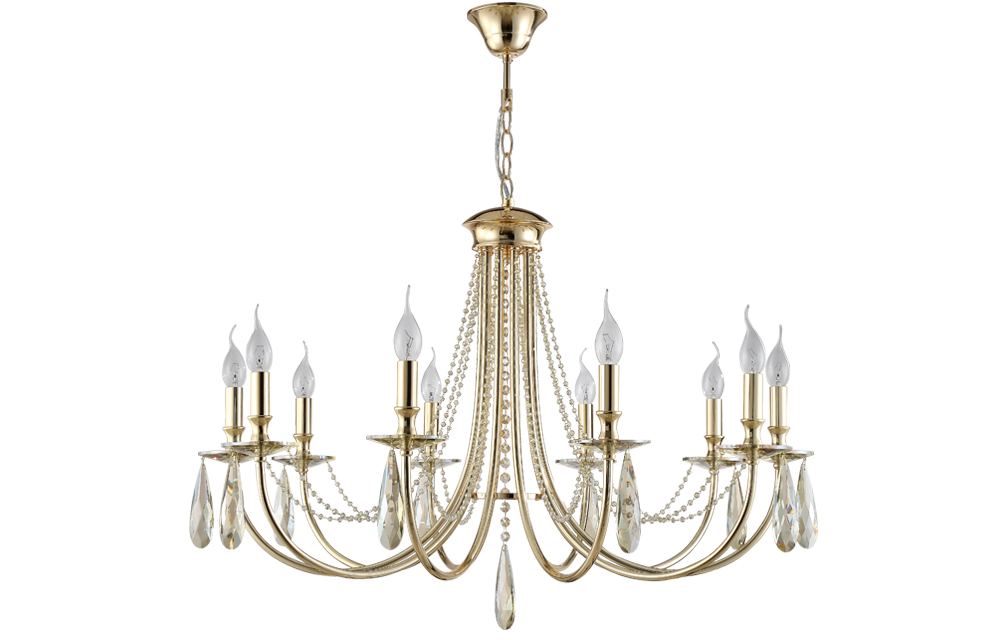 VICTORIA SP10 GOLD/AMBER Crystal Lux