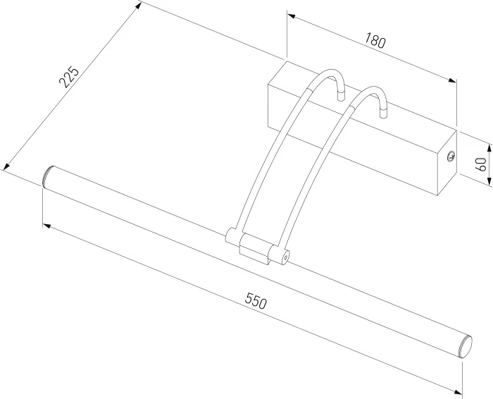 MRL LED 10W 1011 IP20 никель Elektrostandard