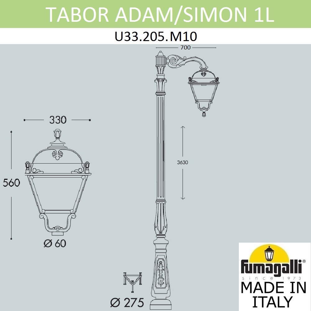 U33.205.M10.AXH27 Fumagalli