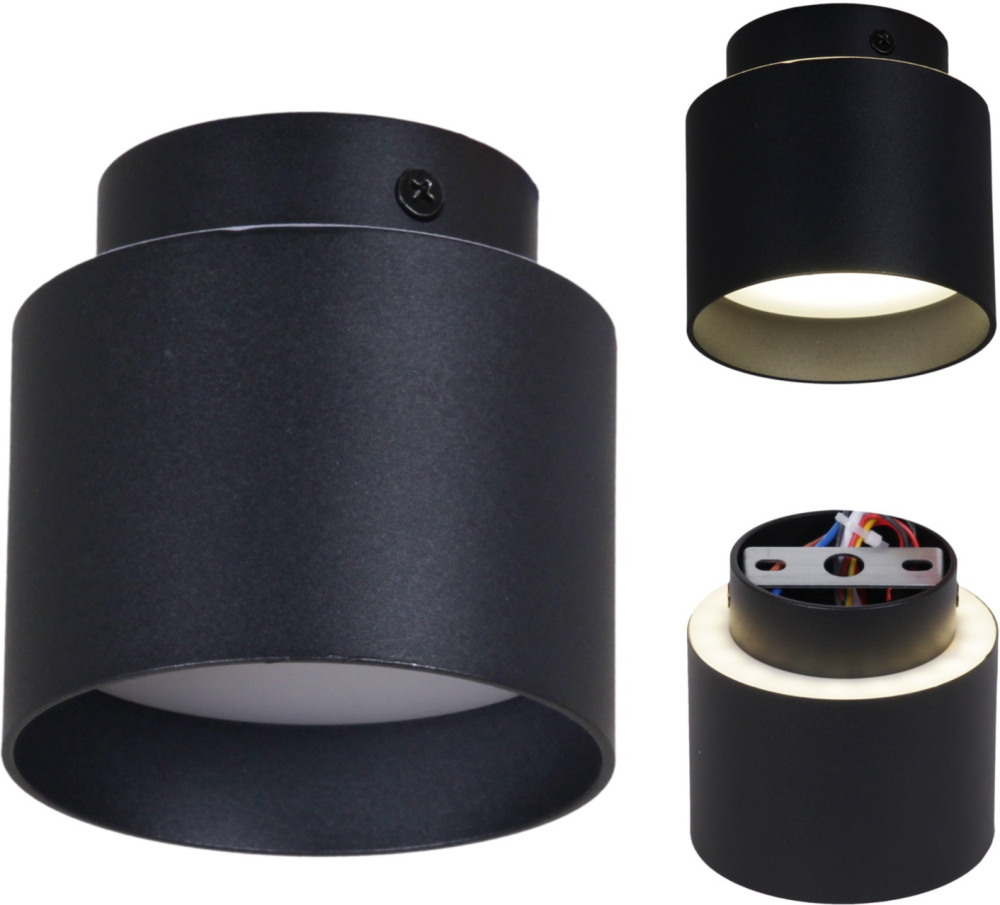 53006-9.5-001IL GX53+LED3W BK Reluce